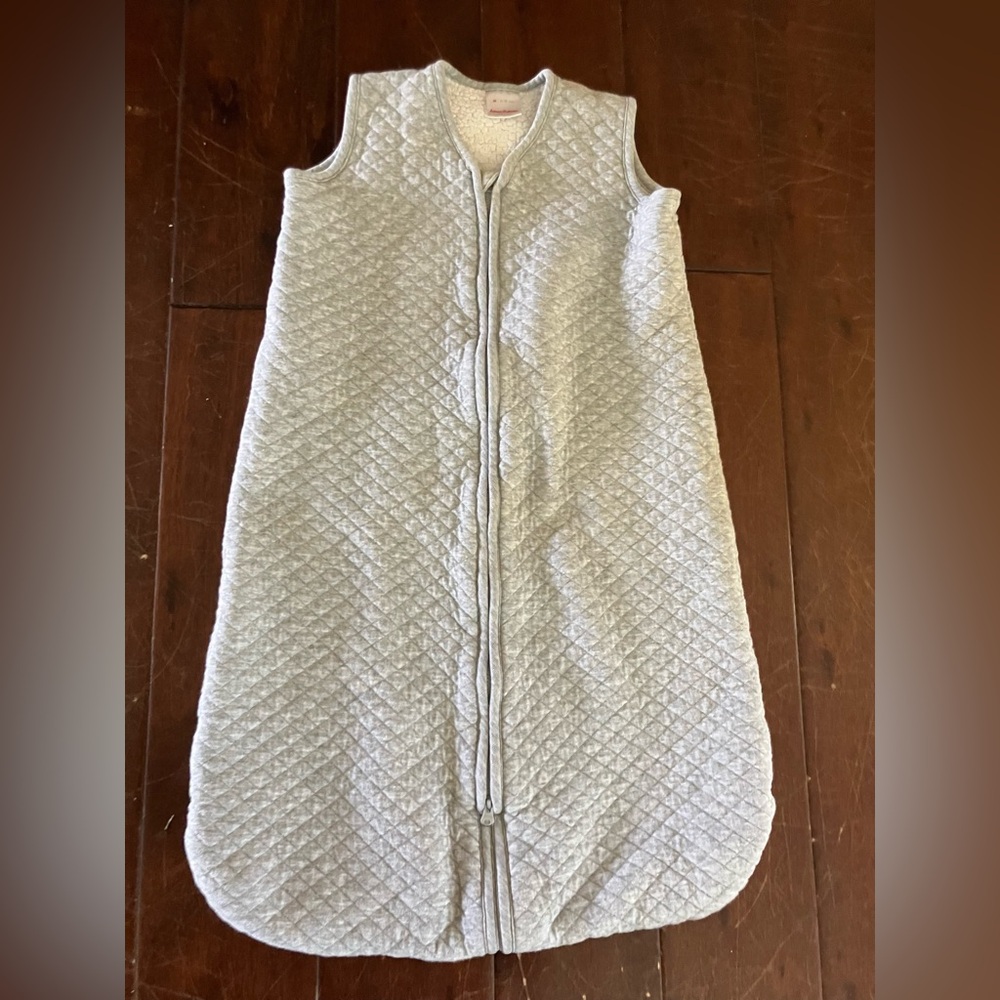 Hanna Andersson Gray Quilted Sleep Bag